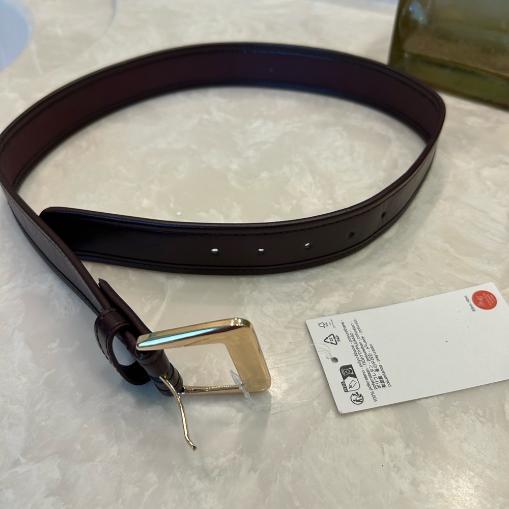 FREE with purchase of any other undiscounted item: Brown Leather Like Belt Sz 29 - Picture 7 of 7